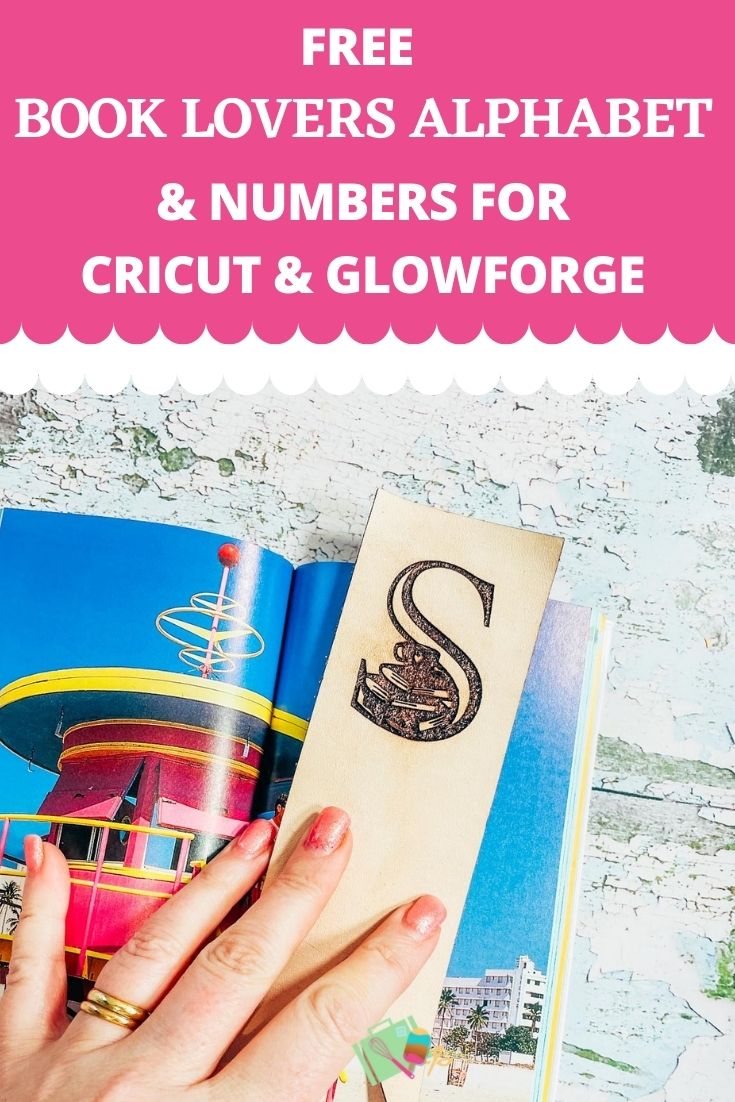 Free Book SVG Letters And Numbers For Cricut And Glowforge-2