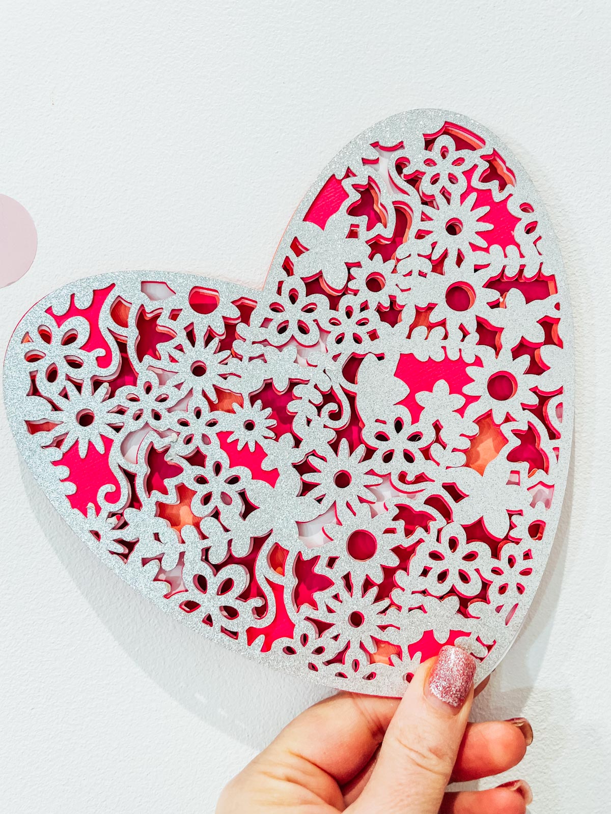 Free Floral Heart SVG File for Valantines crafts