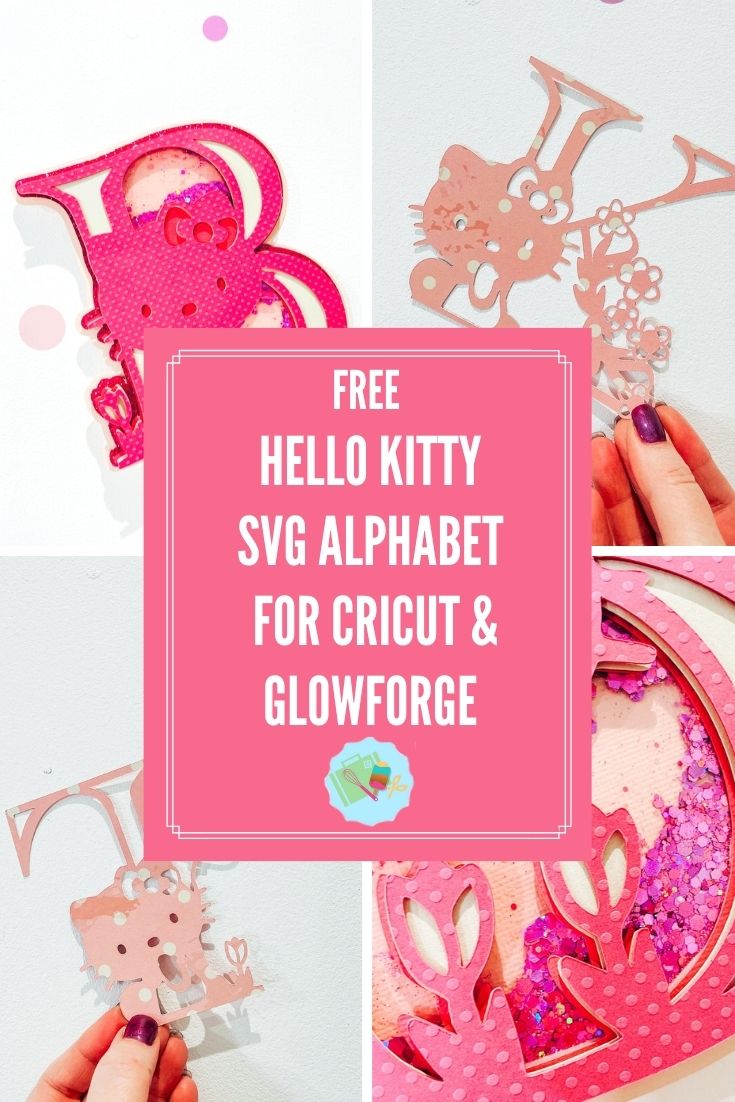Free Hello Kitty Alphabet Letters And Numbers for Glowforge and Cricut