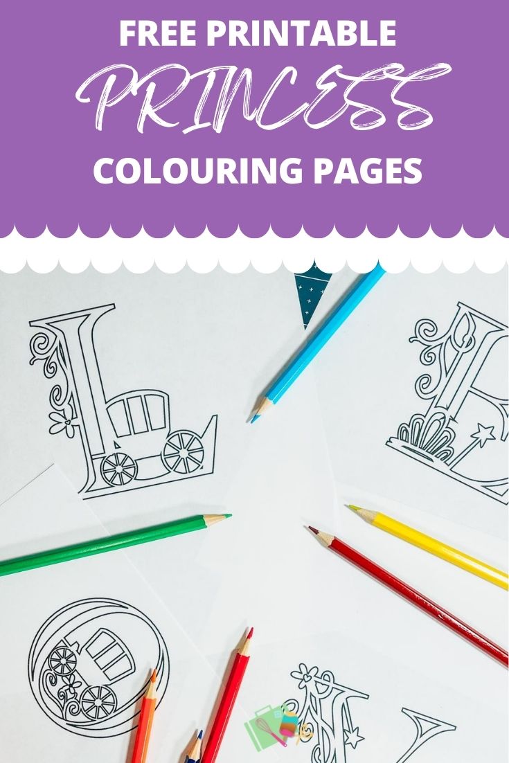 Free Printable Princess Printable Colouring Pages-2