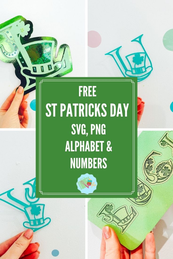 Free St Patricks Alphabet for Cricut, Glowforge and Silhouette