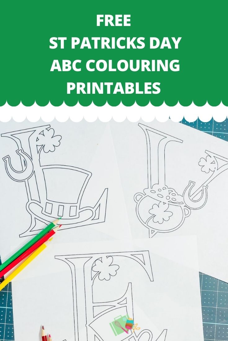 Free St Patricks Day Printable's for ABC Colouring