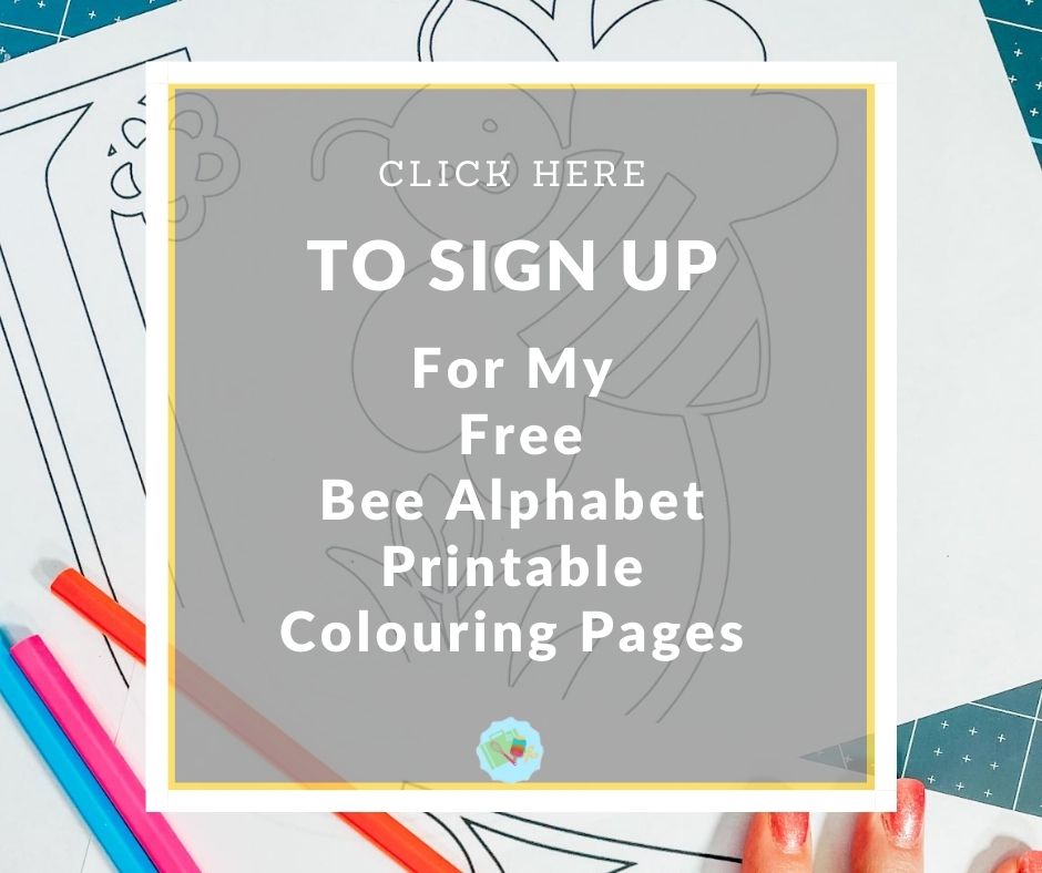 Sign Up For My Free Bee Alphabet and numbers SVG Files For Cricut & Glowforge-2