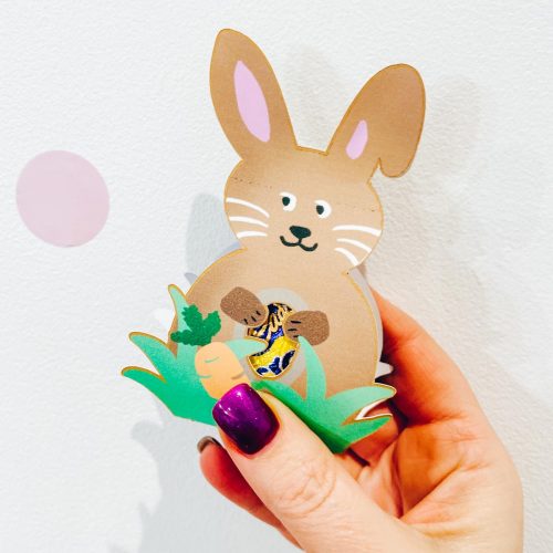 Printable Bunny Easter Egg Holder Template