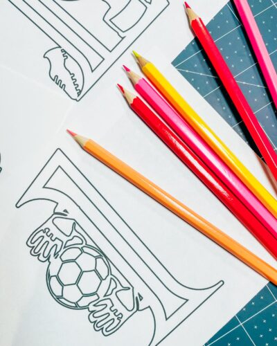 Free Printable Football Colouring Alphabet Pages