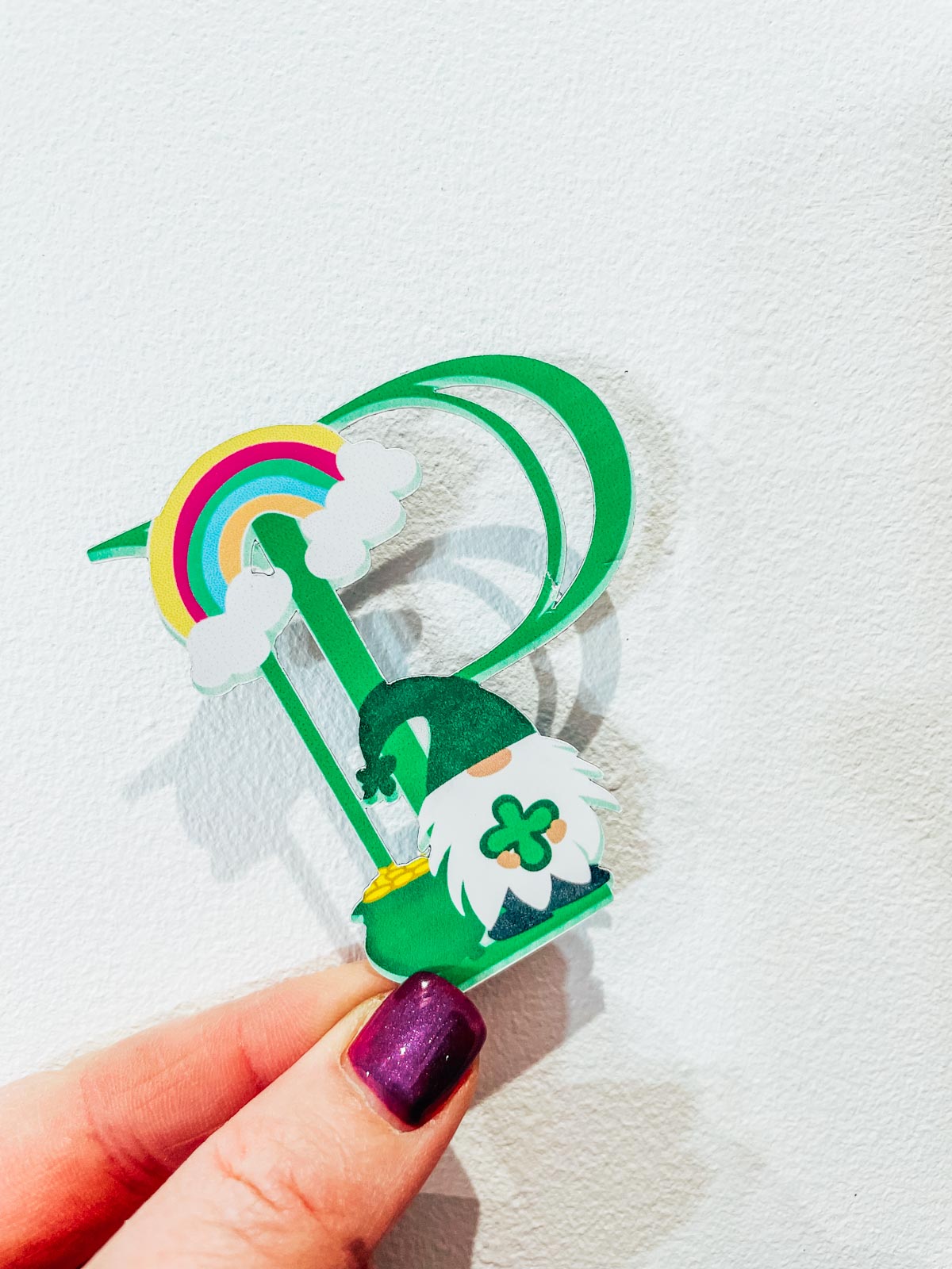 Printable St Patricks Day Gnome letters and numbers