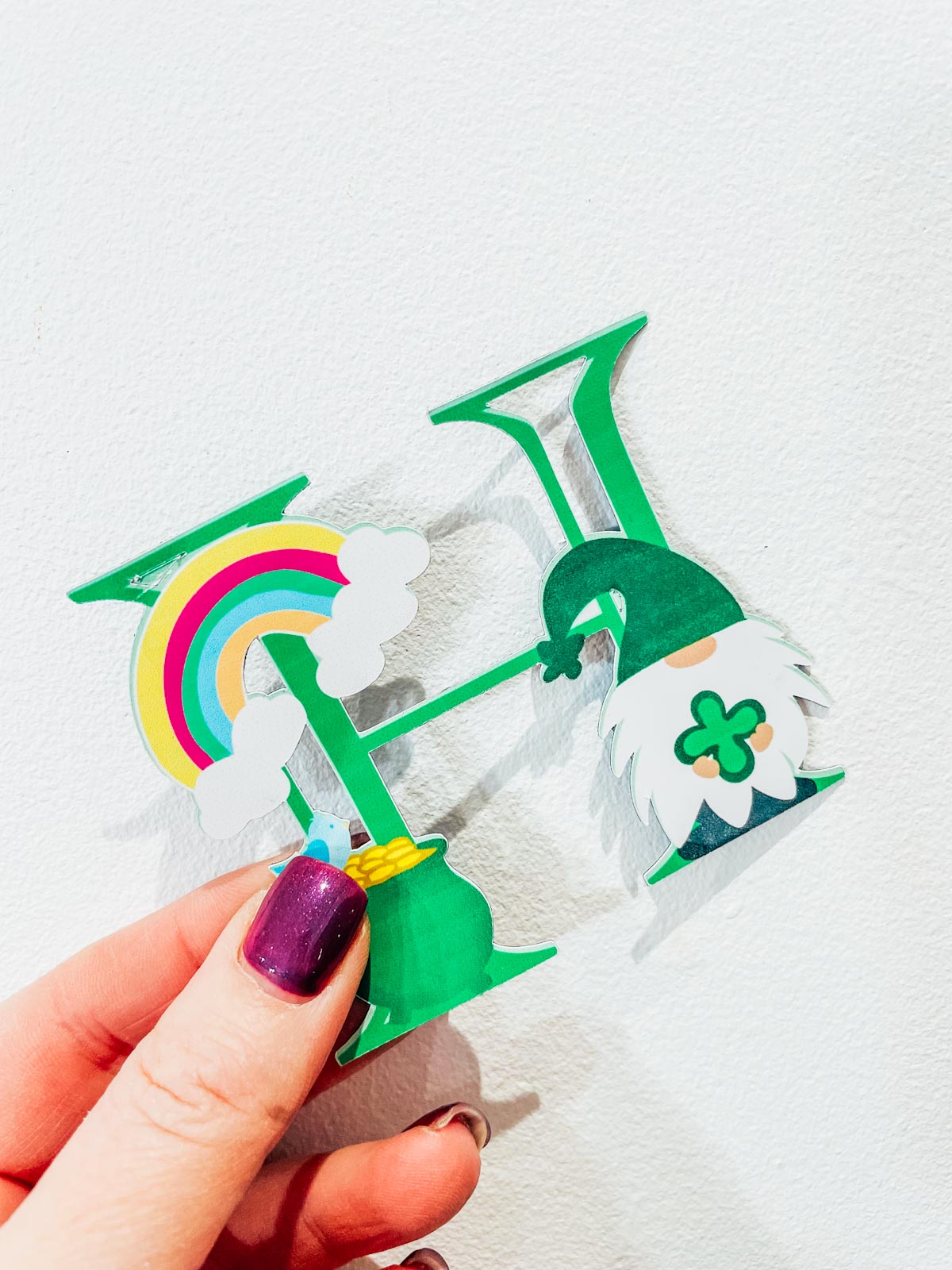 Printable St Patricks Day Letters for Cricut Print and Cut