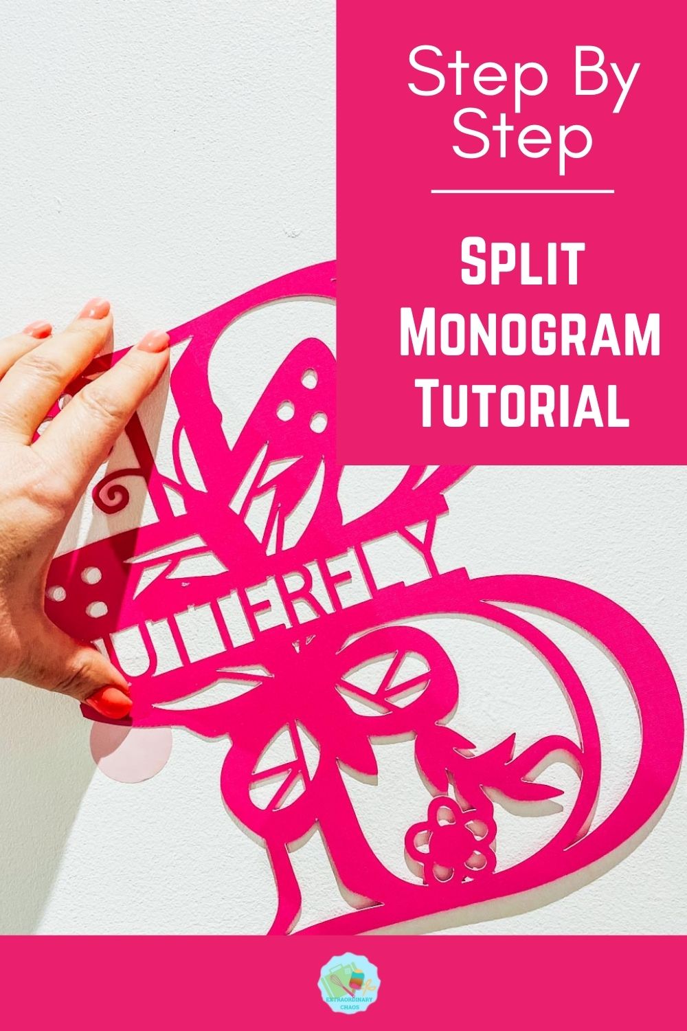 Step by Step Split Monogram Tutorial