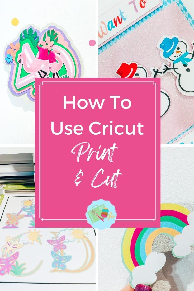 A step by step tutorial to using Cricut Print and Cut