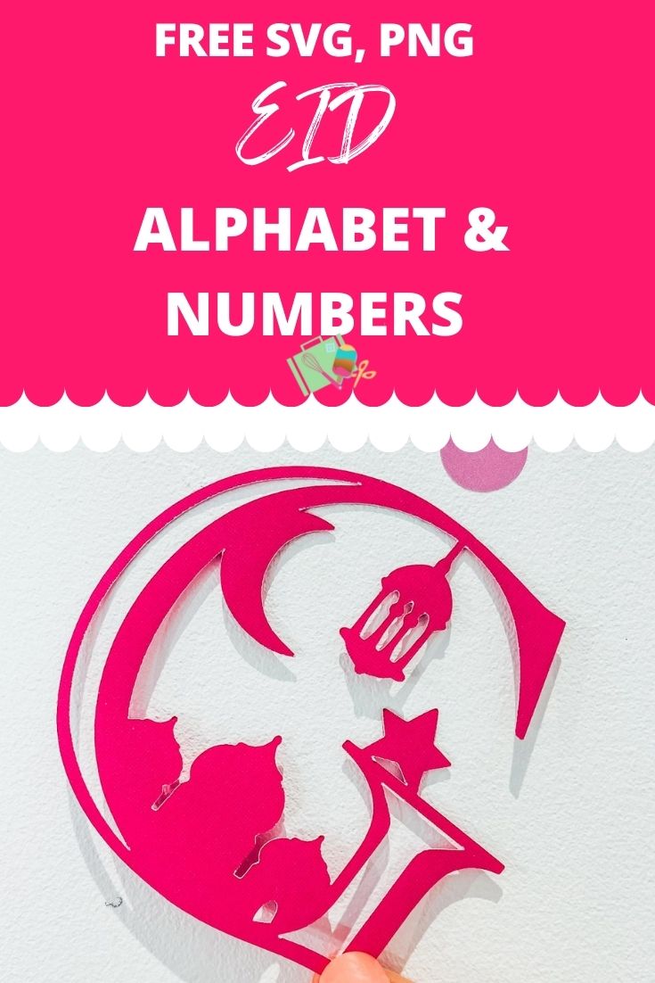 Free Eid Alphabet and Numbers for Cricut and Silhouette