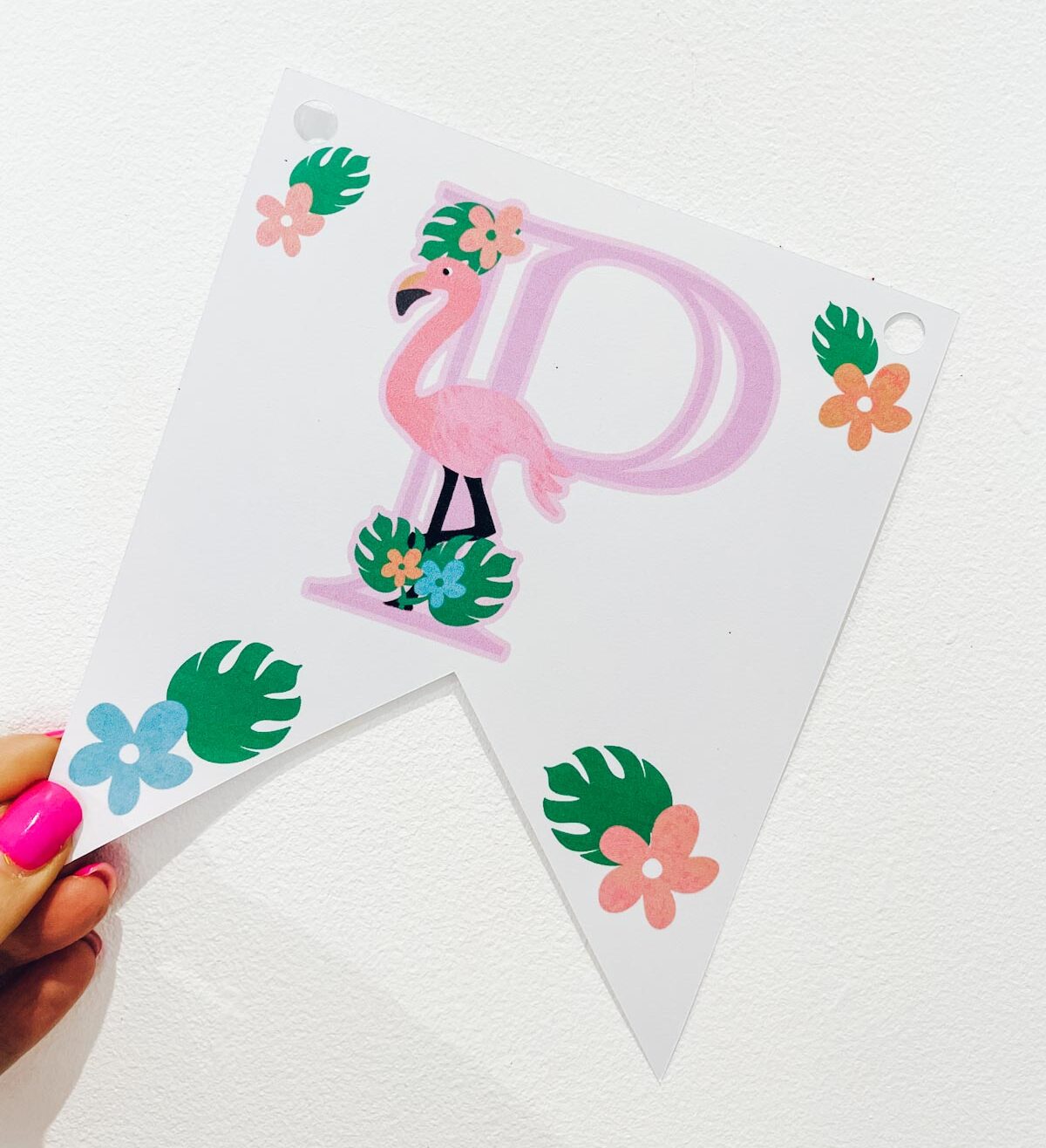Free Printable Flamingo Alphabet, Letters And Numbers
