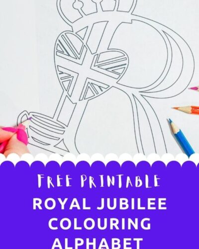 Platinum Jubilee Colouring ABC Alphabet And Numbers 