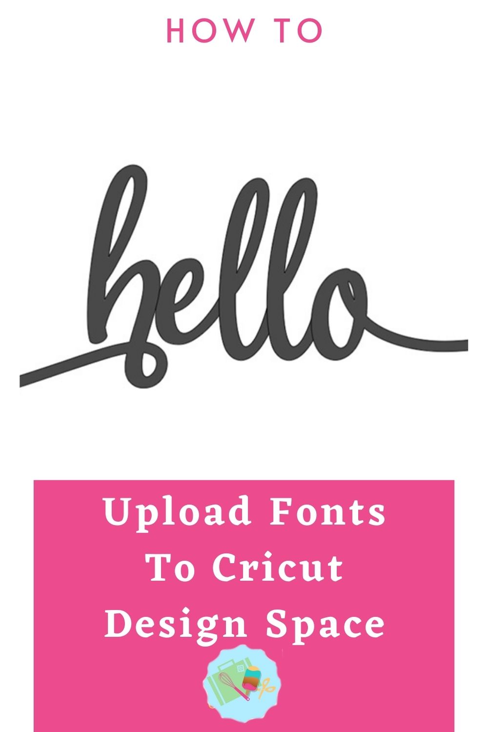 How to upload font to Cricut Design Space