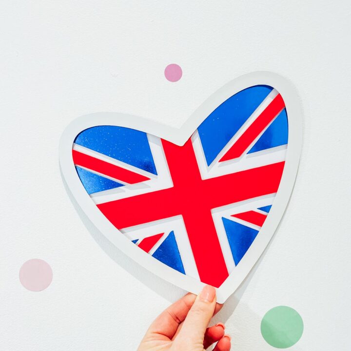 Layered Union Jack SVG For Jubilee crafts