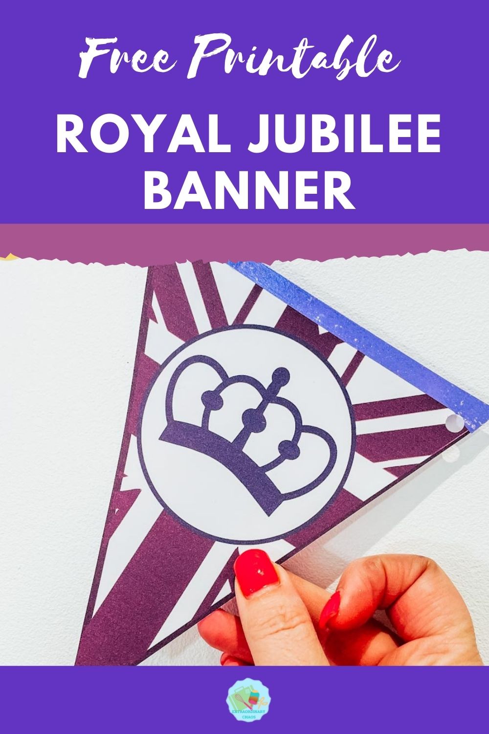 Free Printable Royal Jubilee Banner