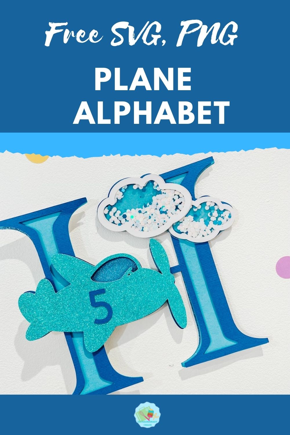 Free SVG, PNG Plane Alphabet for Cricut Silhouette and Glowforge