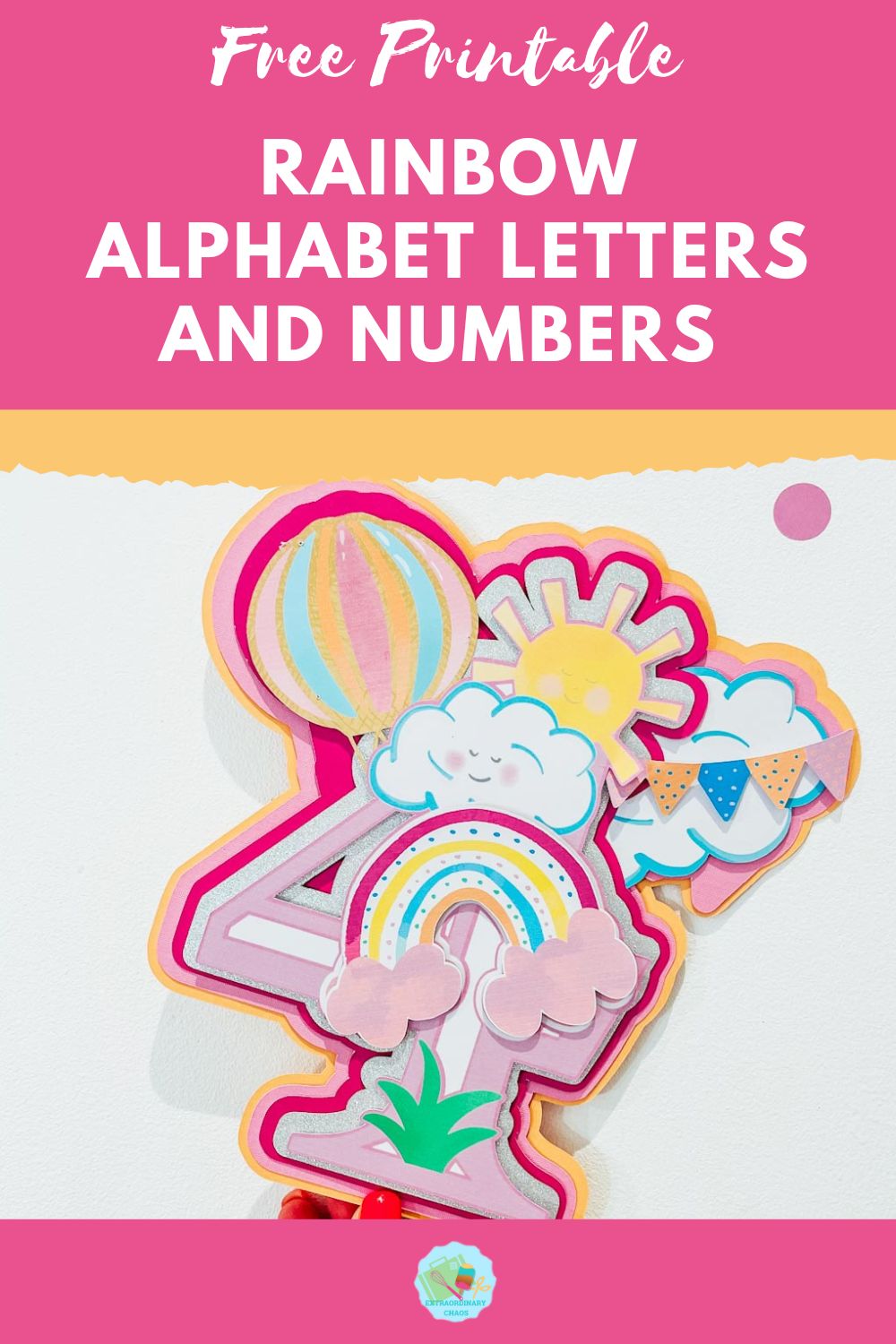 Free printable Rainbow Alphabet letters and numbers-2