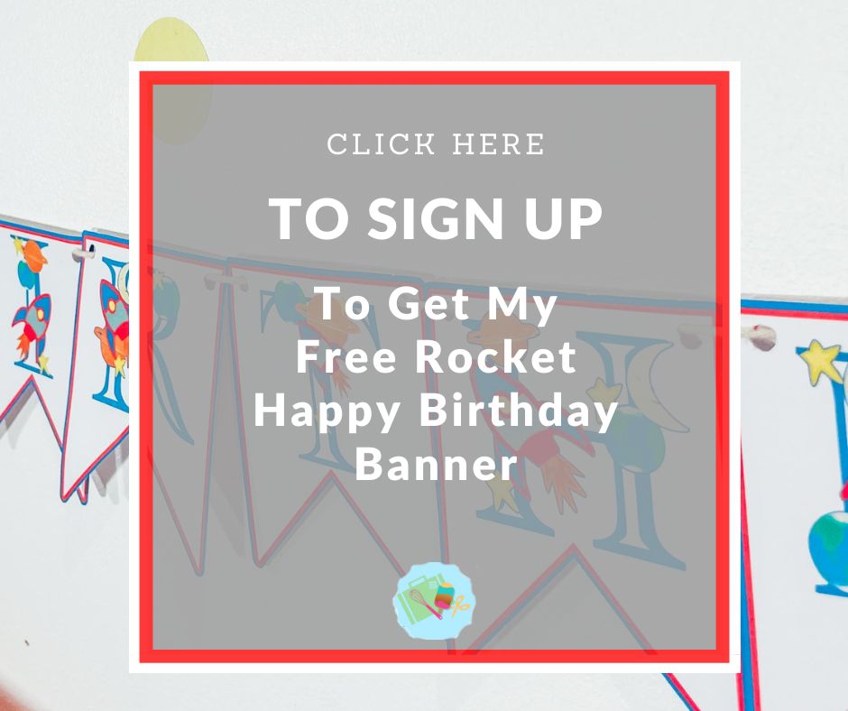 Get my free Rocket Printable Banner