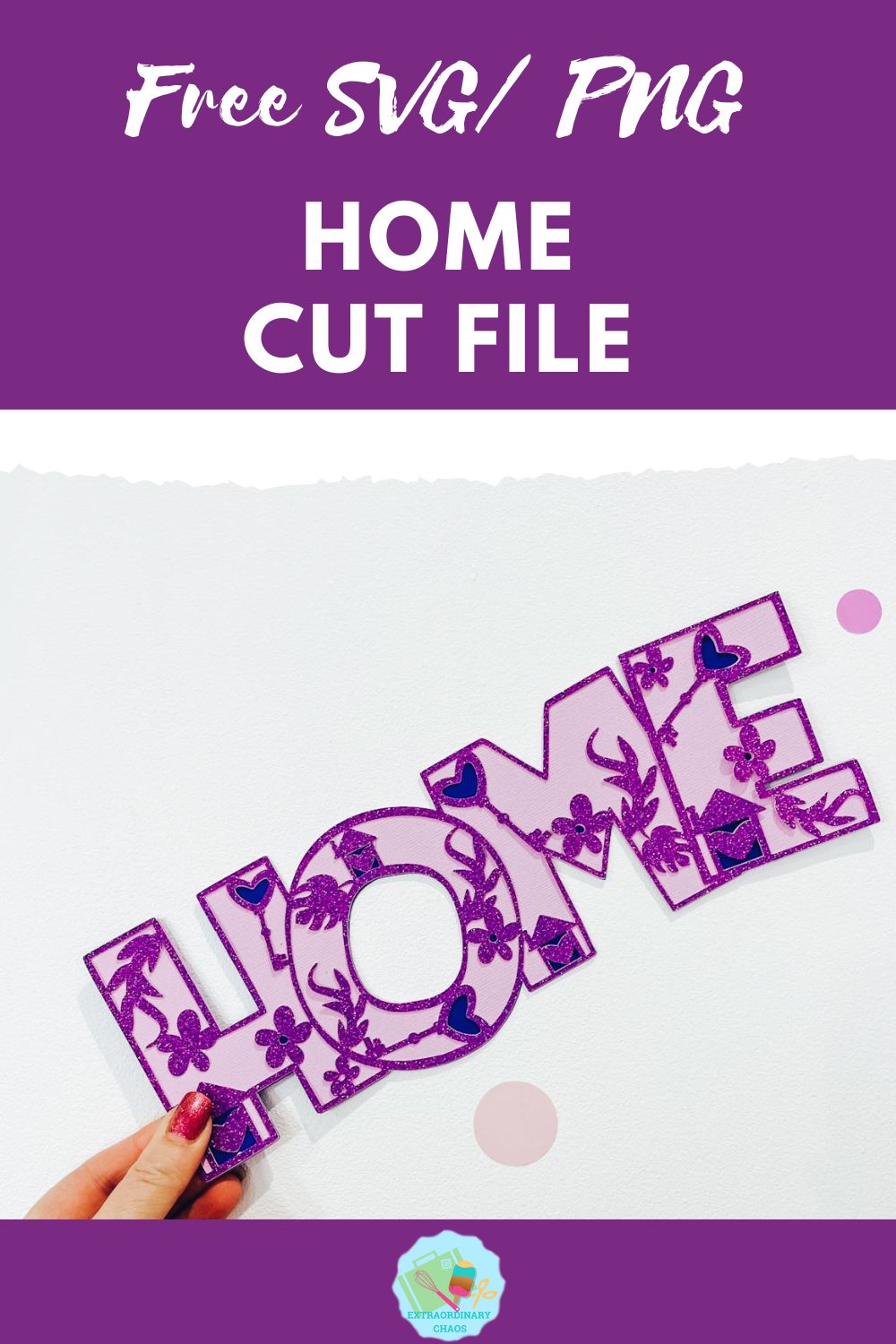 Free Home Cut file SVG, PNG for Cricut, Glowforge