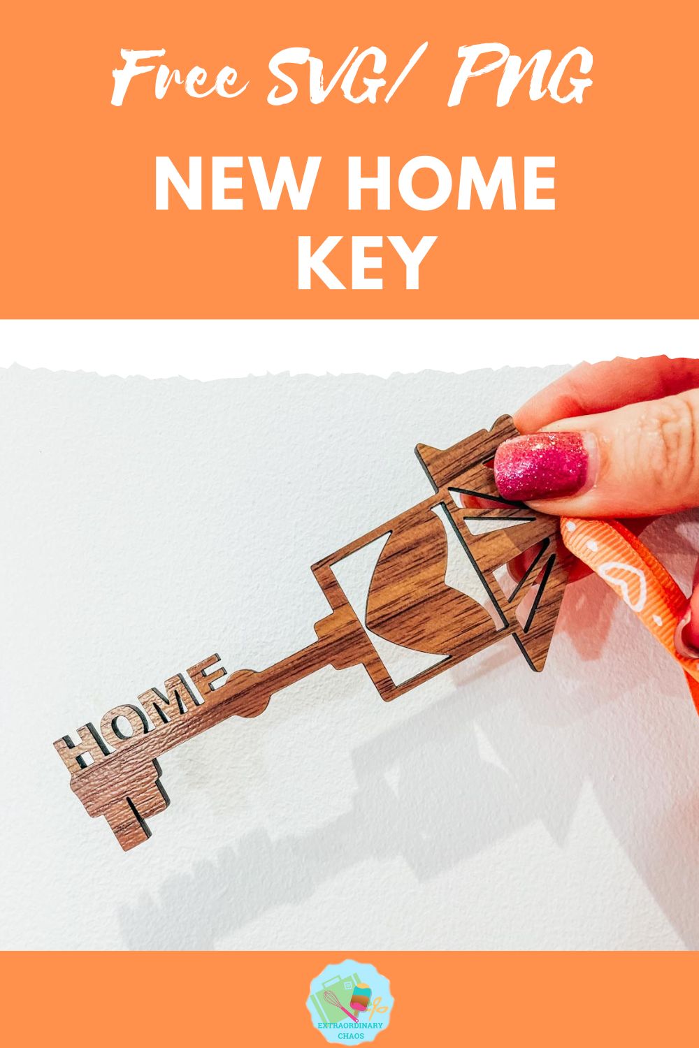 Free New Home Key SVG, PNG for Cricut, Glowforge