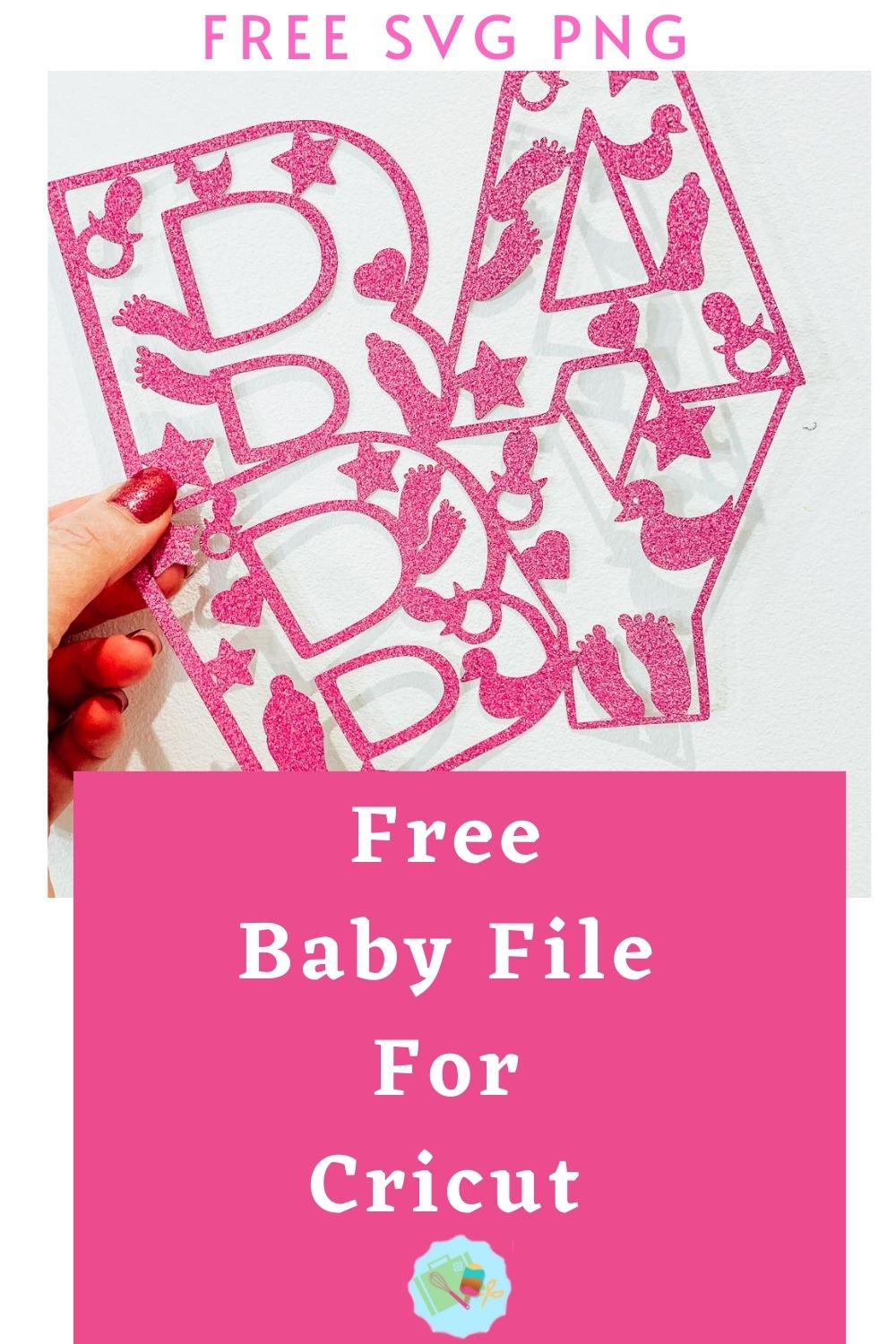 Free SVG Baby file for crafting and scrapbooking