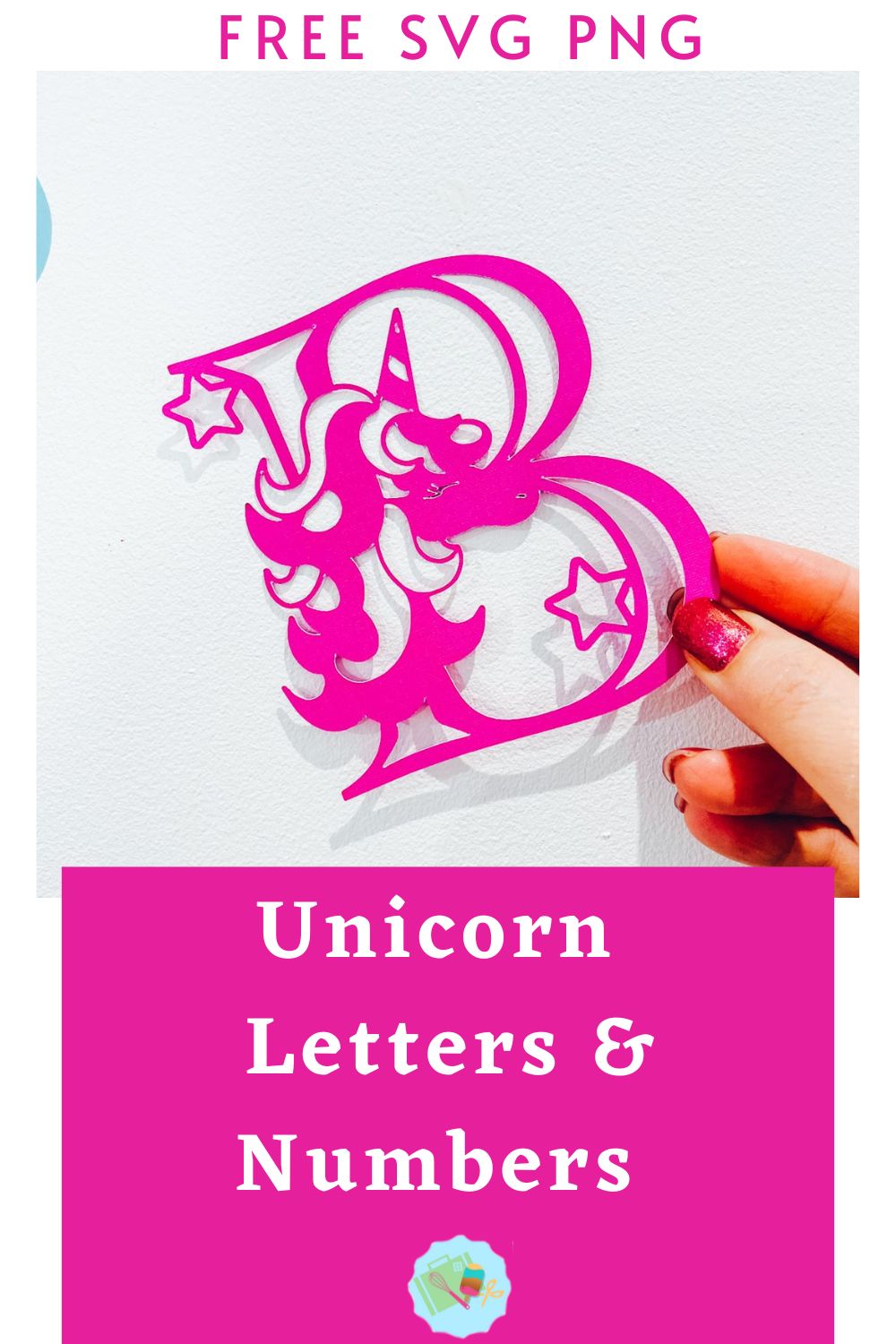Free SVG Layered Unicorn for Cricut and Silhouette for crafting and scrapbooking