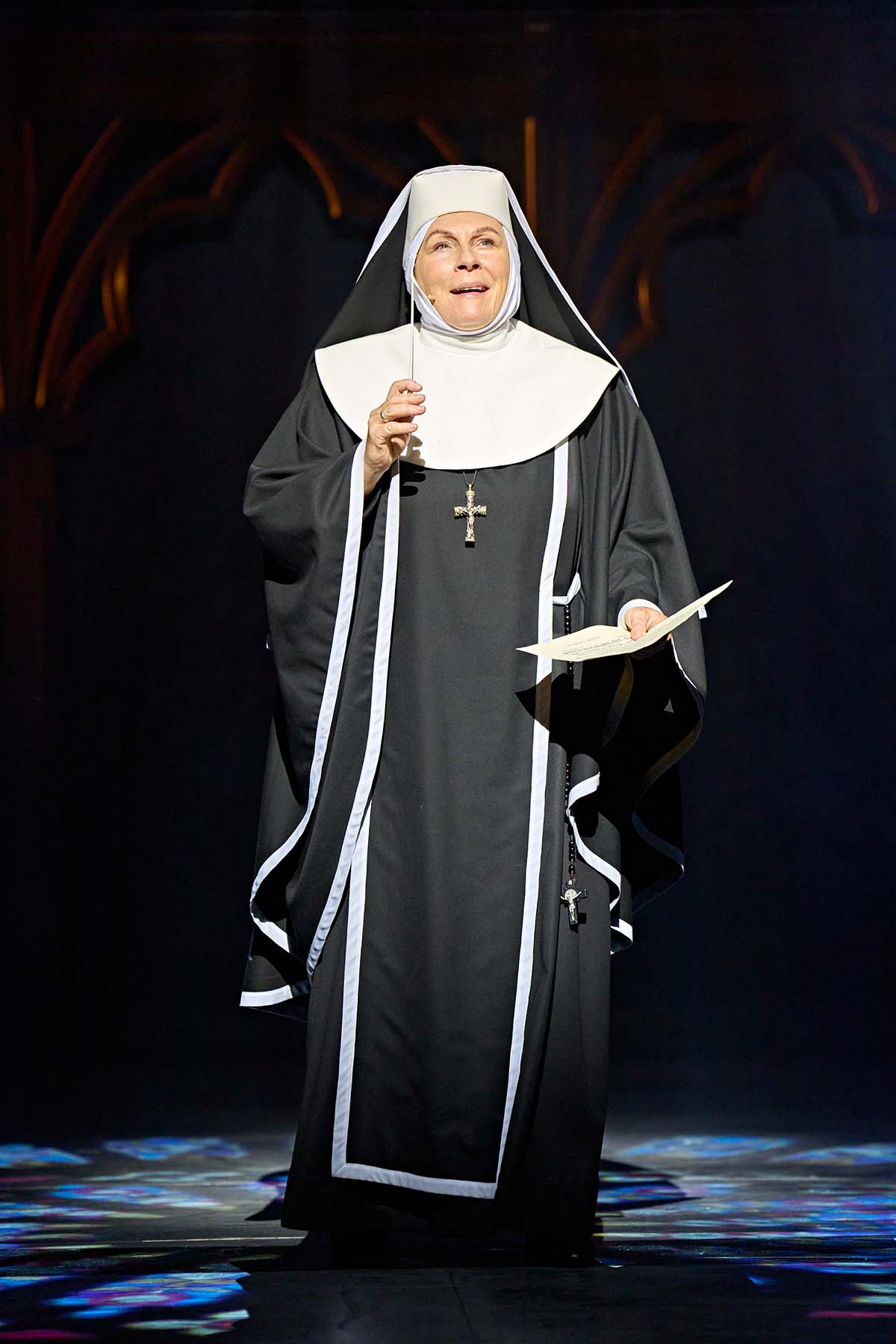 SISTER ACT. Jennifer Saunders 'Mother Superior'. Photo by Manuel Harlan