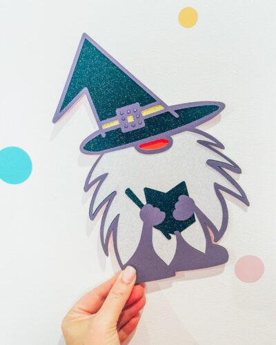 Free Layered Wizard Halloween Gnome SVG