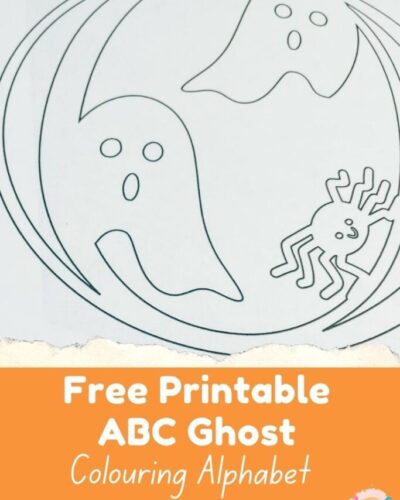 Free Ghost Colouring Pages Letters And Numbers