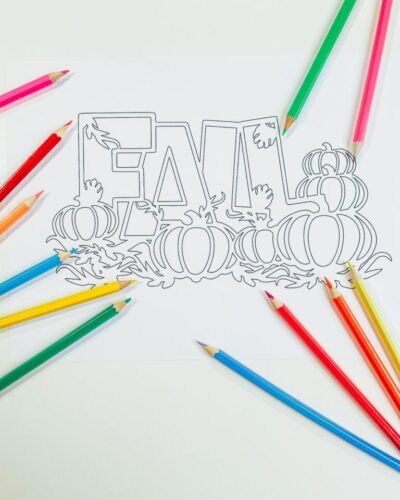 Free Printable Fall Coloring Page