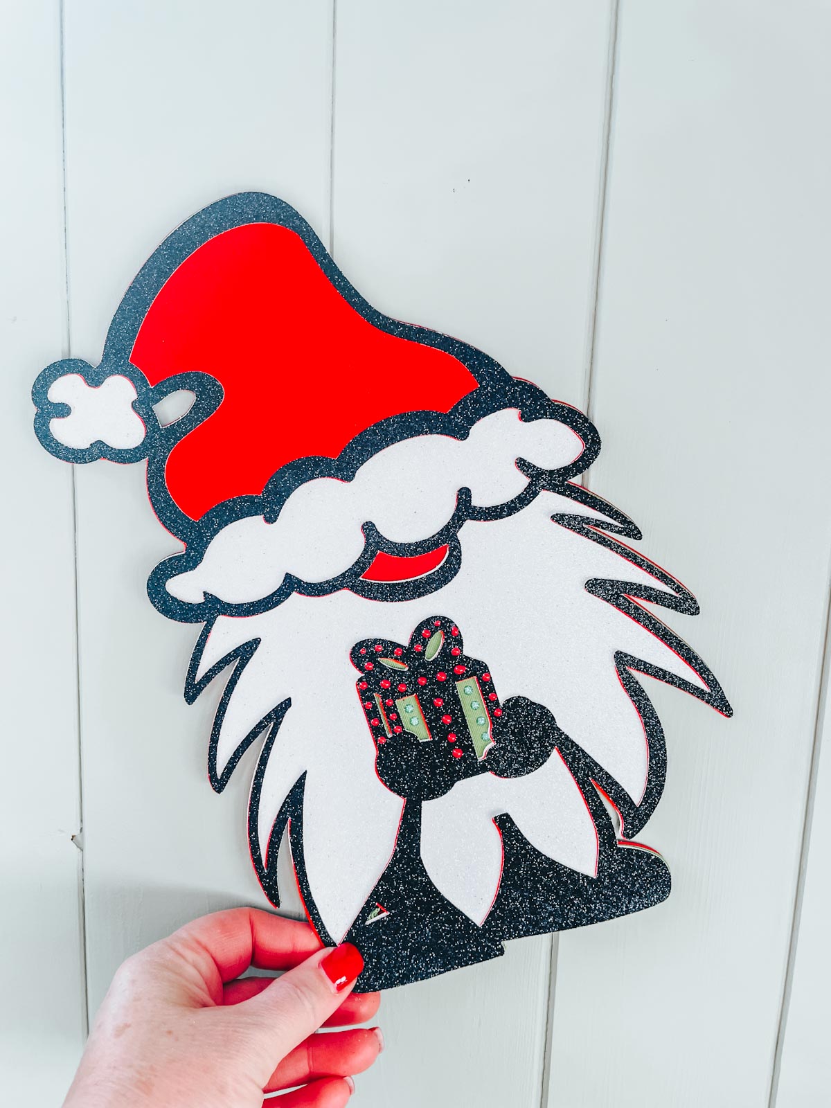 Free Layered Santa Christmas Gnome SVG