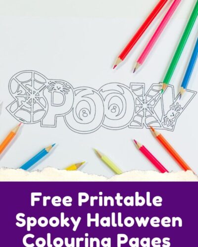 Free Printable Spooky Halloween Colouring Page