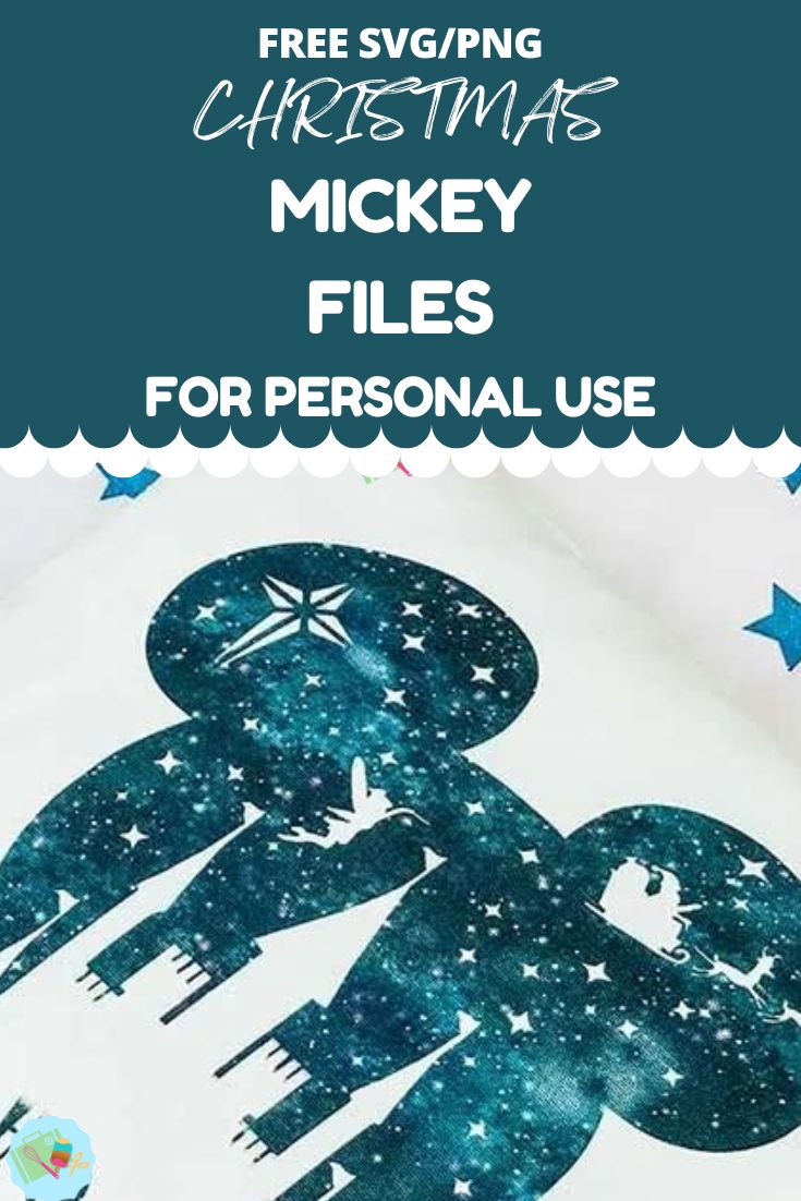 Free SVG PNG Christmas Mickey Files For Personal Use
