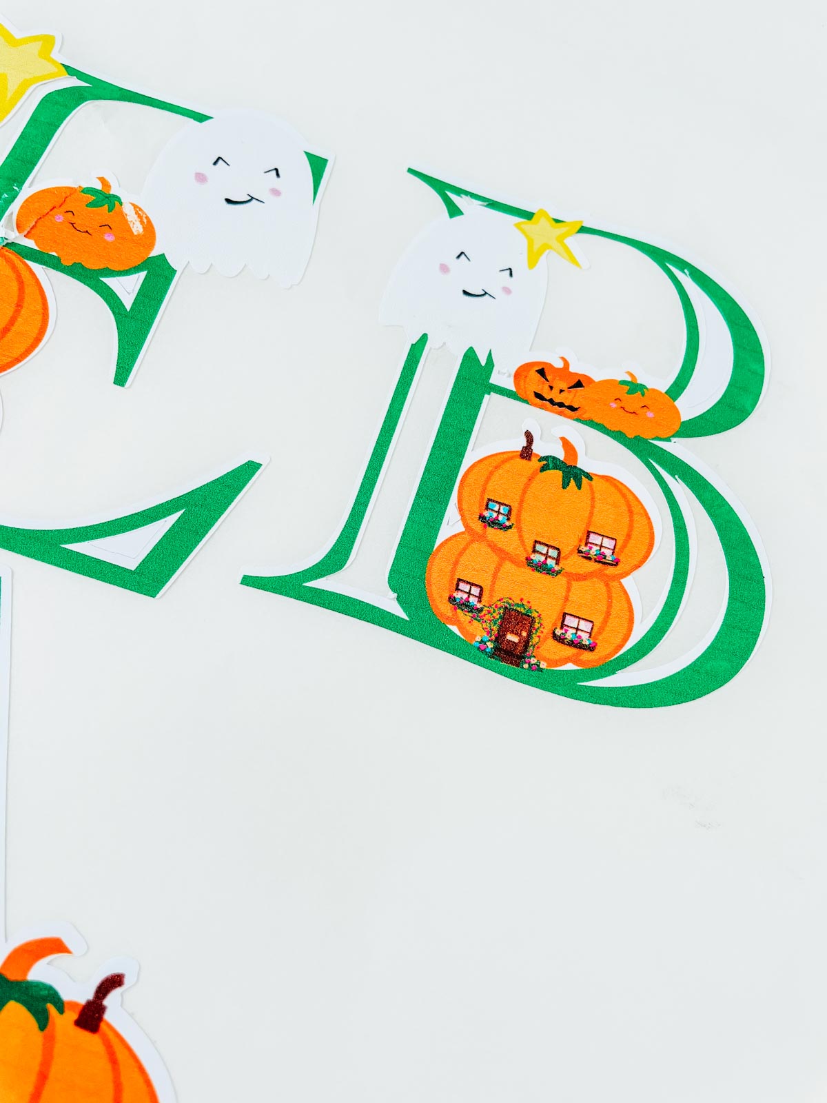 Free printable Halloween pumpkin printable alphabet