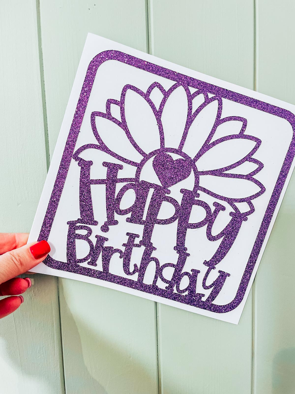 How to make easy cards with Cricut