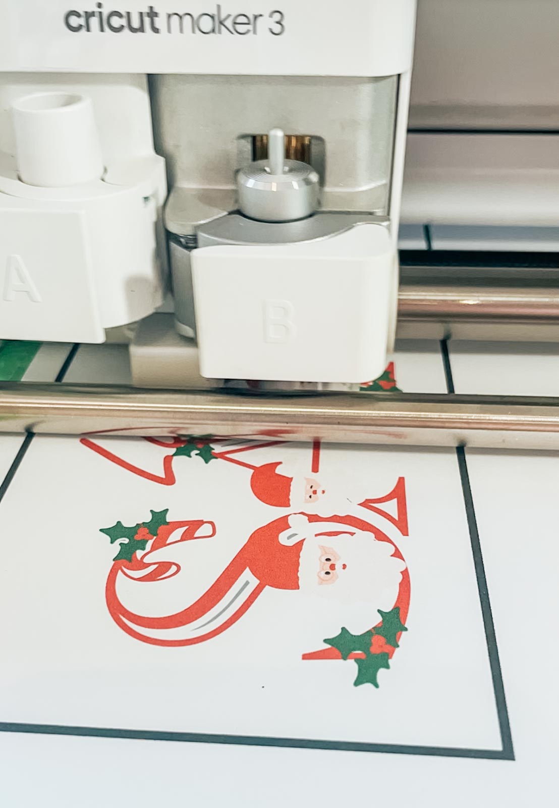 Print and cut your Santa Monogram Letters