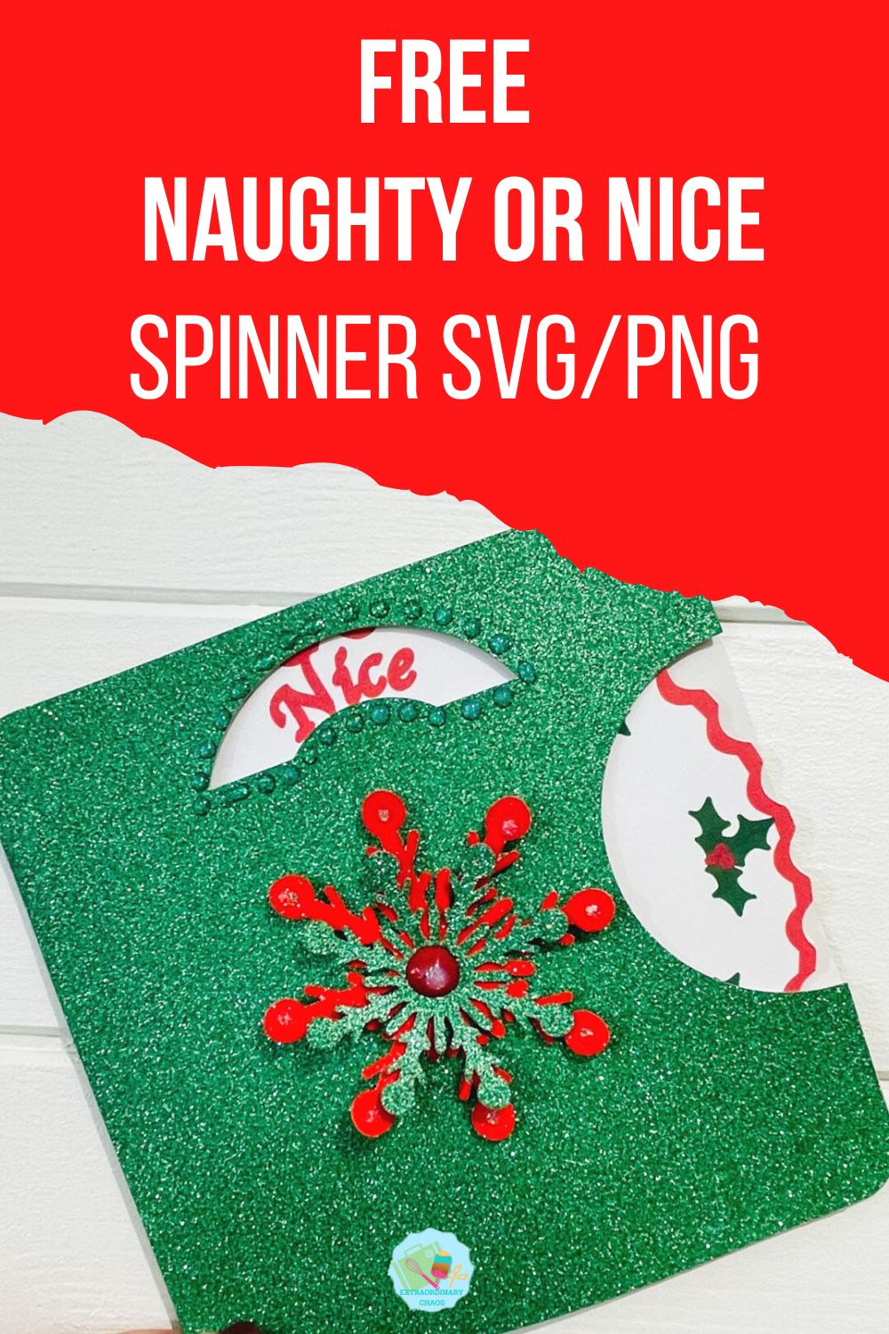 Free Naughty Or Nice Spinner SVGPNG