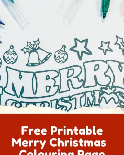 Free Merry Christmas Colouring Pages