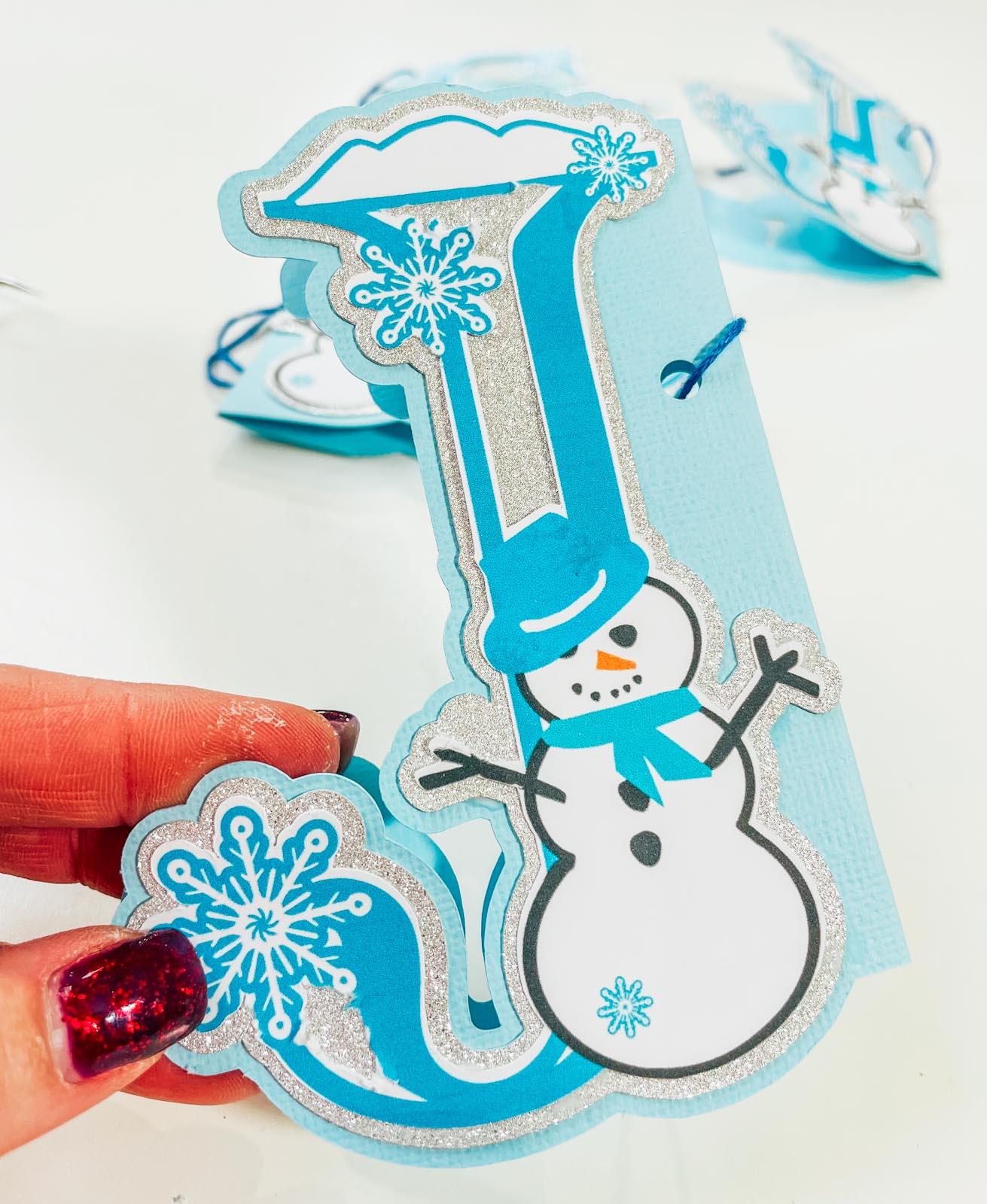 Free Snowman printable letters and numbers for Cricut