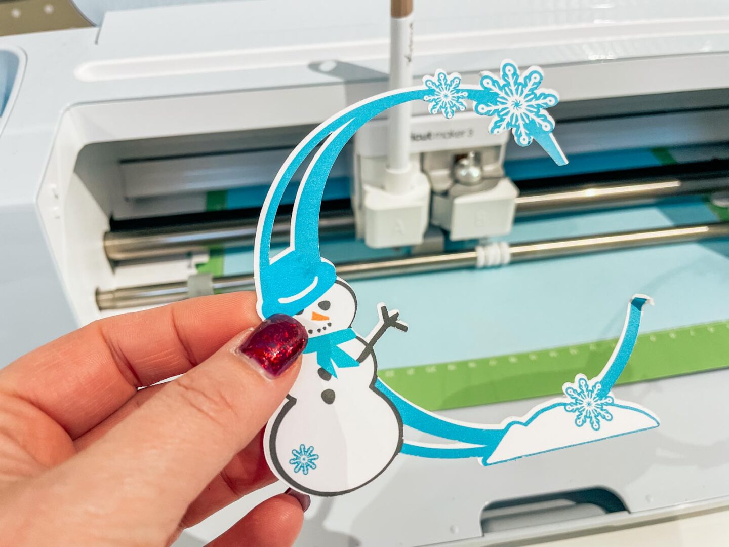 Print out your Snowman letters