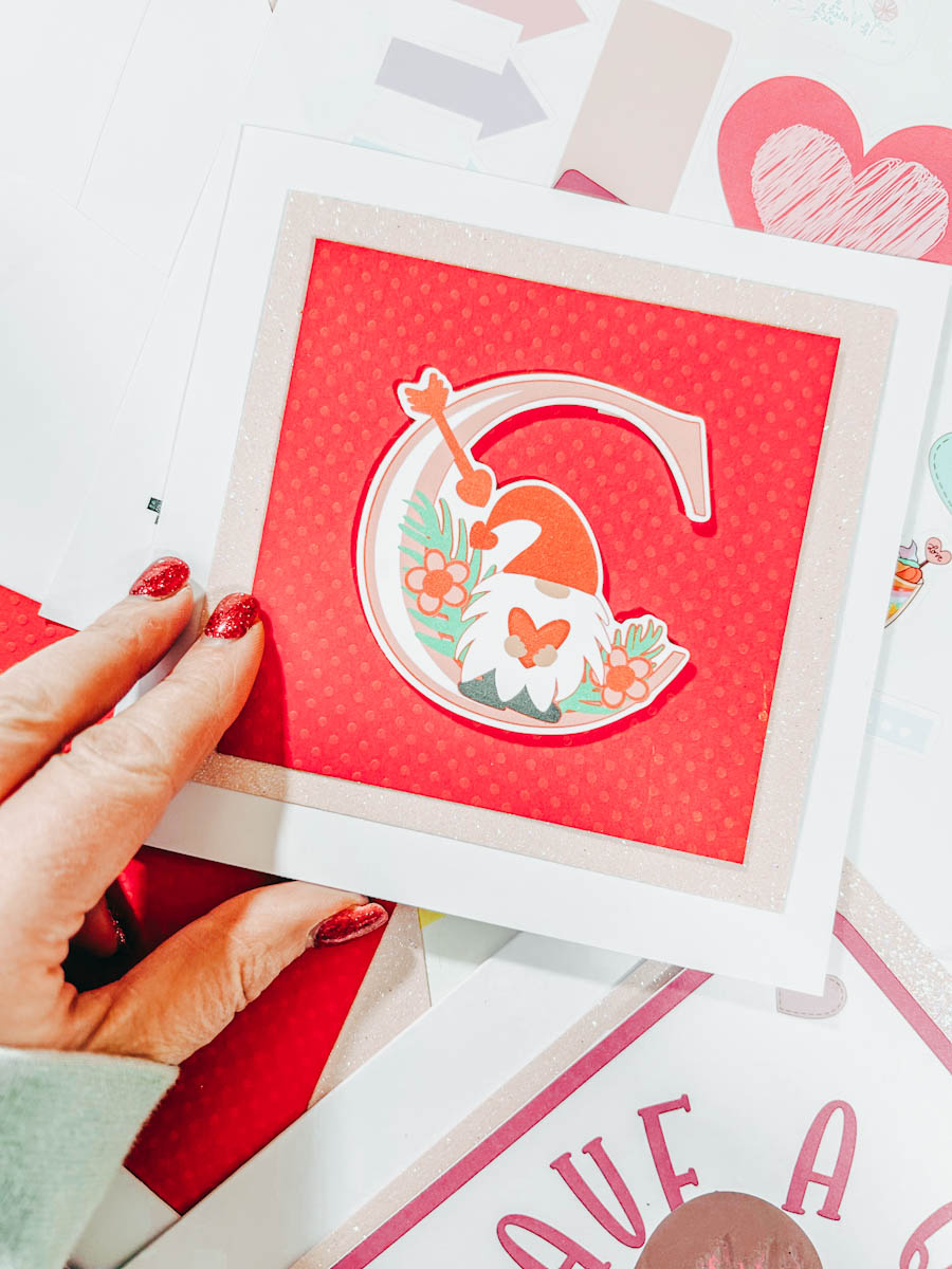 Easy print and cut Valentines Cards
