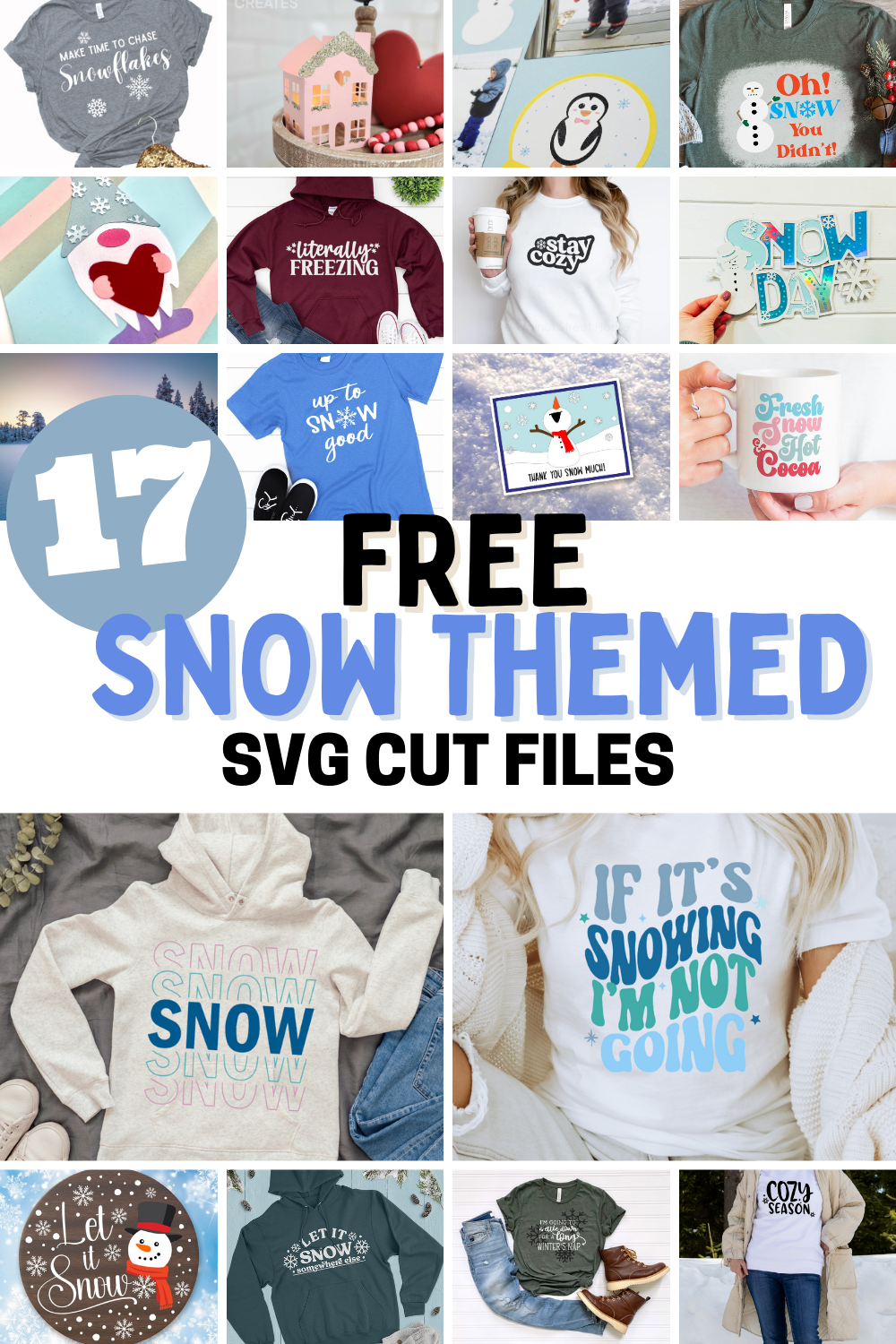 Free Layered Snow SVG Files For Snow Themed Crafting