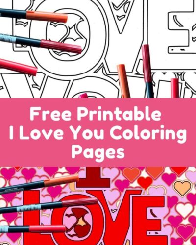 Free I Love You Coloring Pages