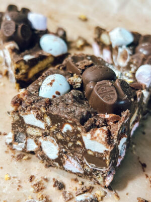 Easy Easter Rocky Road Recipe With Bunnies