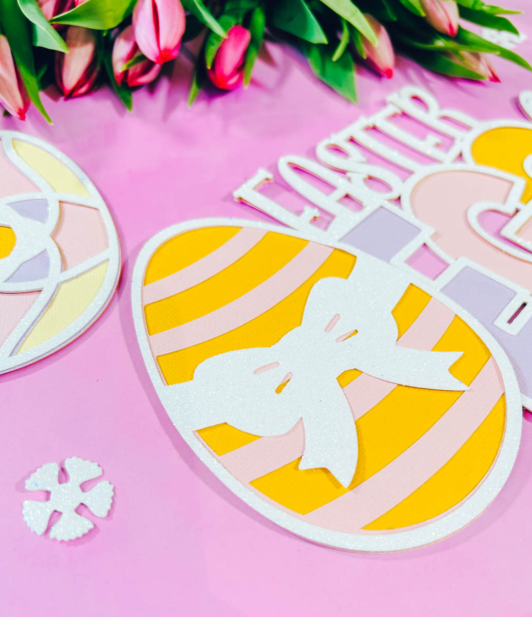 Easter Egg SVG Files for Cricut and Silhouette