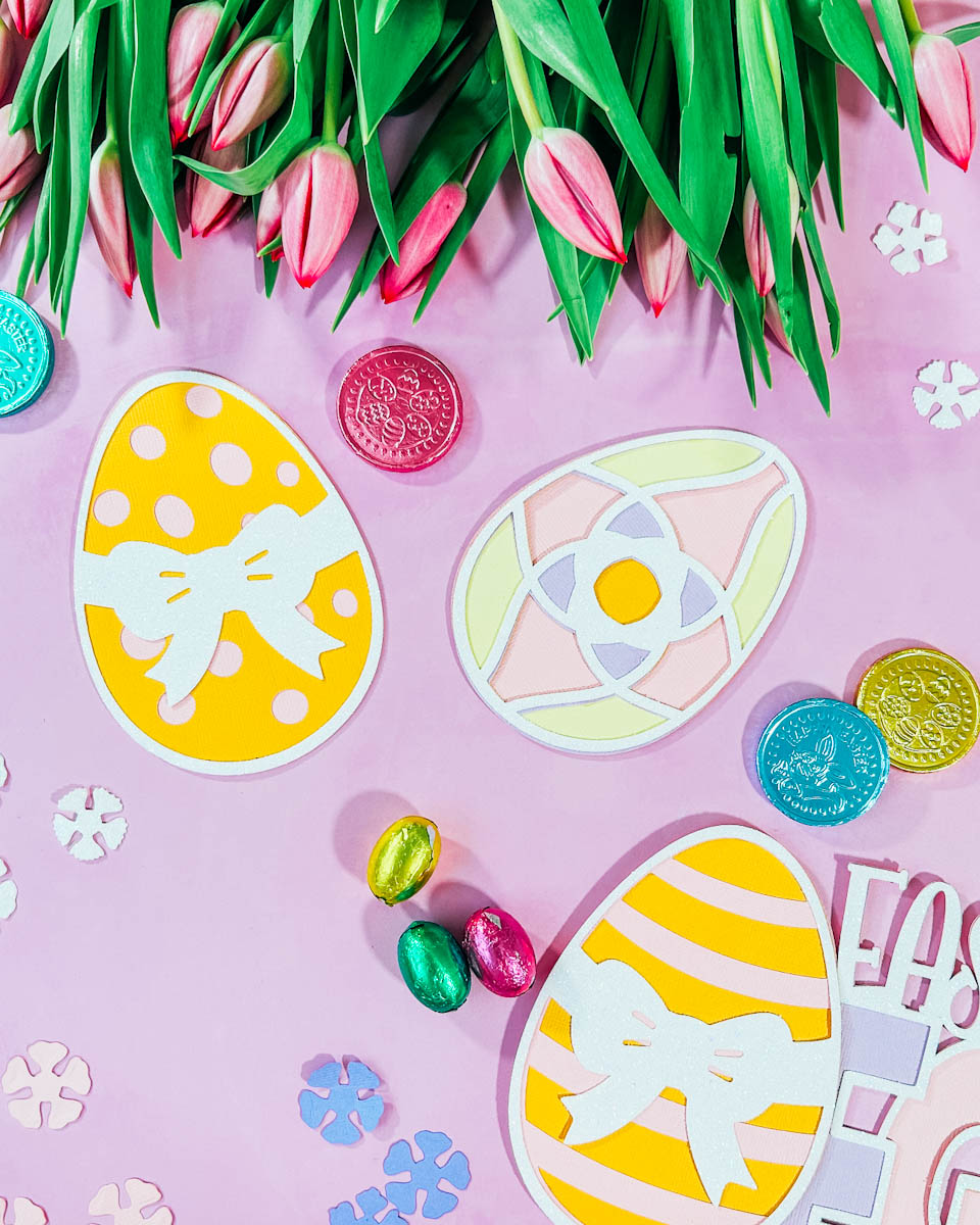 Free Layered Easter Egg SVG Filers for Cricut and Silhouette