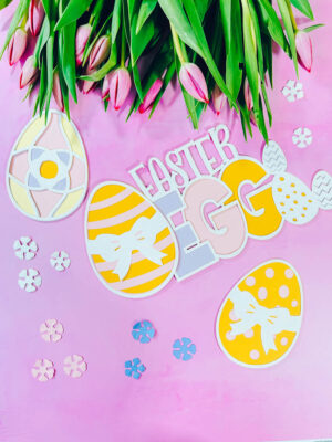 Free SVG Easter Egg Bundle For Easter Crafts with Cricut and Silhouette