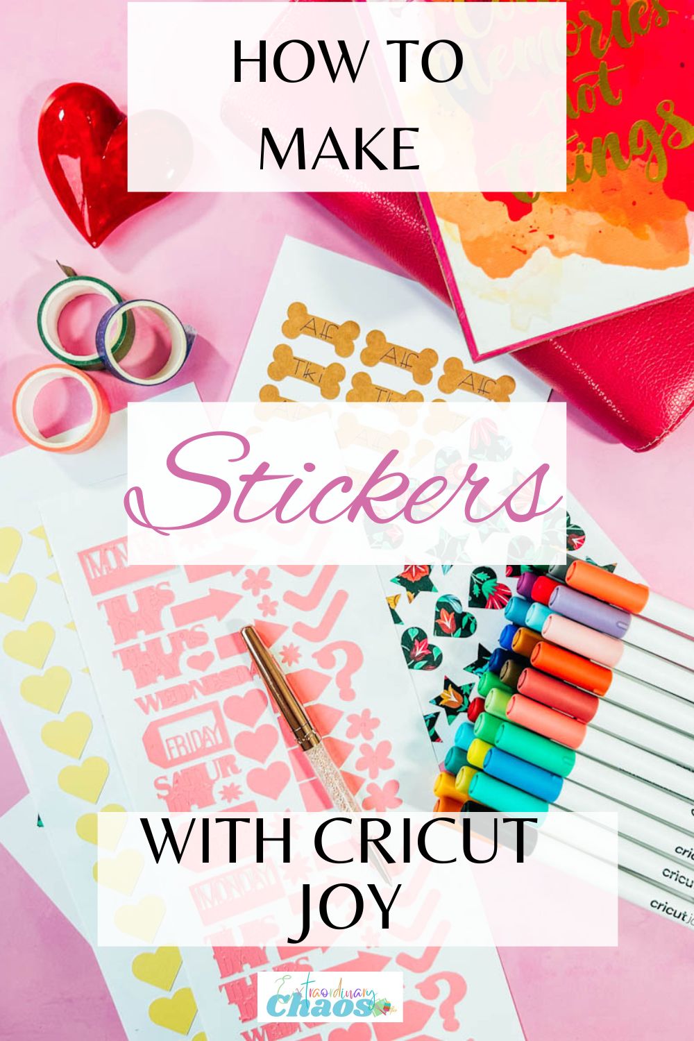 How to make stickers and labels with the Cricut Joy