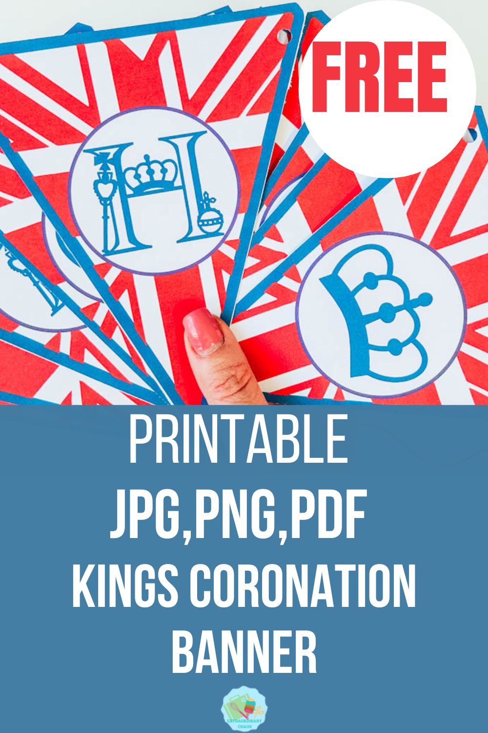 Free Printable Royal Kings Coronation Banner-2