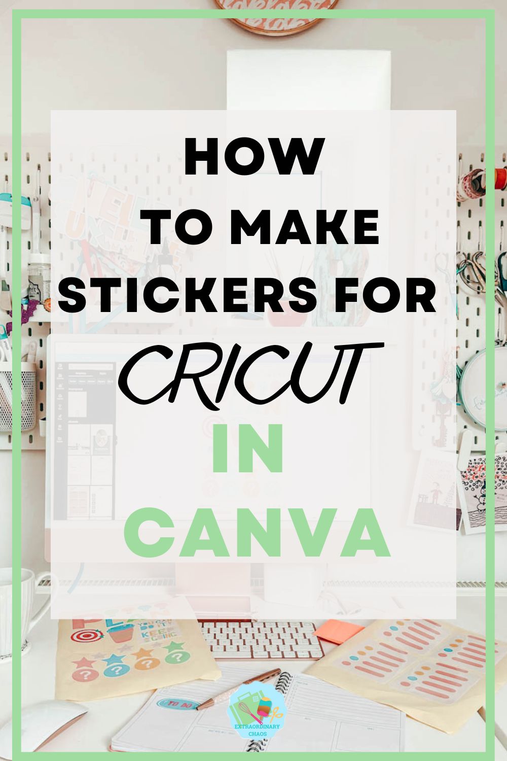 How to make home made stickers with Canva for Cricut or Silhoutte